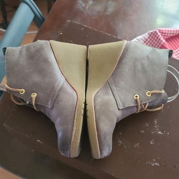 Sperry Top siders wedges booties leather - Picture 6 of 9